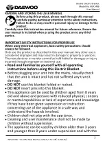 Preview for 2 page of Daewoo HEA1486 User Manual