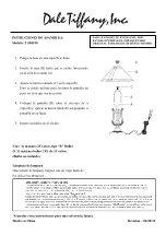 Preview for 2 page of Dale Tiffany TA90190 Assembly Instructions