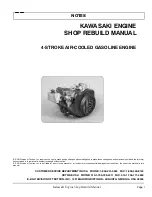 Preview for 3 page of E-Z-GO Engine Shop Rebuild Manual