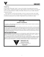Preview for 4 page of EarthQuake 7155 Operator'S Manual