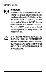 Preview for 20 page of EarthQuaker Devices The Wave Transformer Manual