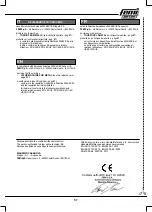 Preview for 57 page of Femi JOB LINE DIGITO ML 350 User Manual