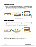 Preview for 23 page of G-Tek LM Pro 63 Series Operating Manual