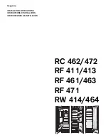 Gaggenau RF 461 Installation Instructions Manual preview