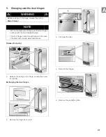 Preview for 21 page of Gaggenau RF 461 Installation Instructions Manual