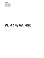 Gaggenau VL 414 Instruction Manual preview