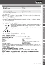 Preview for 39 page of GARANT 081198 User Manual