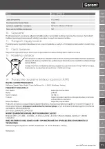 Preview for 71 page of GARANT 081198 User Manual