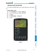 Preview for 173 page of Garmin aera 796 Pilot'S Manual