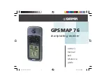 Garmin GPSMAP 76 series Owner'S Manual And Reference Manual preview