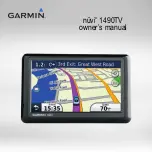Garmin NUVI 1490TV Owner'S Manual preview