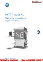 Preview for 1 page of GE AKTA ready XL Operating Instructions Manual