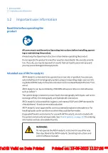 Preview for 6 page of GE AKTA ready XL Operating Instructions Manual