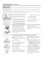 Preview for 16 page of GE Appliances JGB850 Owner'S Manual And Installation Instructions