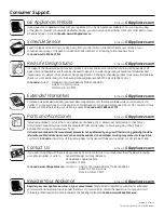 Preview for 56 page of GE CS980SNSS Installation And Owner'S Instructions