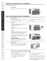 Preview for 6 page of GE ENERGY STAR AED06LN Owner'S Manual And Installation Instructions