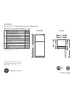 GE GTS18SBXSS Datasheet preview