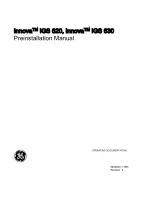 GE Innova IGS 620 Preinstallation Manual preview