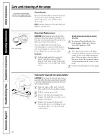 Preview for 40 page of GE JGB910  and Owner'S Manual & Installation Instructions