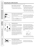 Preview for 8 page of GE JGBP36DEMBB Owner'S Manual & Installation Instructions