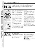 Preview for 20 page of GE JGBS17PEKWW Owner'S Manual & Installation Instructions