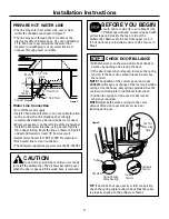 Preview for 7 page of GE Monogram ZBD0700 Installation Instructions Manual