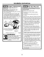 Preview for 14 page of GE Monogram ZBD0700 Installation Instructions Manual