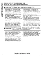 Preview for 4 page of GE P2B940DEH1WW Owner'S Manual