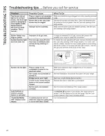 Preview for 28 page of GE PGB950SEF1SS Owner'S Manual