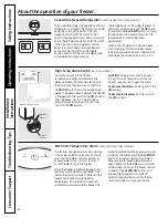 Preview for 6 page of GE Profile FUM13 Owners And Installation Manual