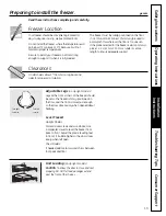 Preview for 13 page of GE Profile FUM13 Owners And Installation Manual