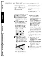 Preview for 50 page of GE Profile FUM13 Owners And Installation Manual