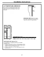 Preview for 21 page of GE Profile PSB42L Owner'S Manual And Installation Instructions