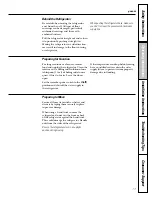 Preview for 17 page of GE Profile PSC23MSTSS Owner'S Manual And Installation Manual