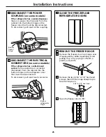 Preview for 25 page of GE Profile PSC23MSTSS Owner'S Manual And Installation Manual