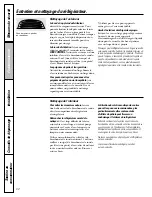 Preview for 62 page of GE Profile PSC23MSTSS Owner'S Manual And Installation Manual