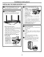 Preview for 30 page of GE PSHS6TGXSS - Profile 26' Dispenser... Owner'S Manual And Installation Manual