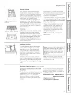 Preview for 27 page of GE RGB745 Owner'S Manual & Installation Instructions