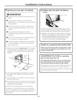 Preview for 43 page of GE RGB745 Owner'S Manual & Installation Instructions