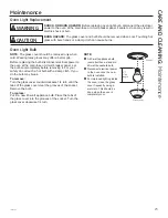 Preview for 23 page of GE RGB790DETBB Owner'S Manual