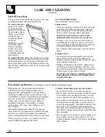 Preview for 26 page of GE XL44 Series Owner'S Manual & Installation Instructions