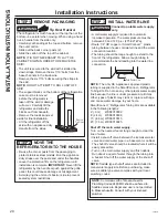 Preview for 20 page of GEAppliances PSB42 Owner'S Manual And Installation Instructions