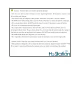 Preview for 3 page of H2Station Pocket User Manual