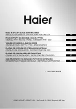 Haier HAVG9WL38WPB Instructions For The Use preview