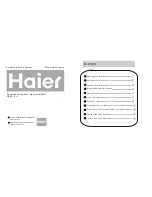 Preview for 1 page of Haier XPB11-LA Manual Del Usuario