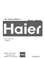 Haier XPM20-A User Manual preview