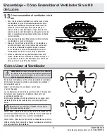 Preview for 28 page of HAMPTON BAY 91171 Use And Care Manual