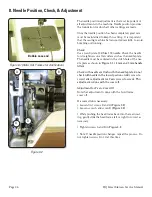 Preview for 26 page of Handiquilter HQ Sweet Sixteen Service Manual