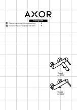 Preview for 1 page of Hans Grohe AXOR Starck 10411009 Instructions For Use/Assembly Instructions