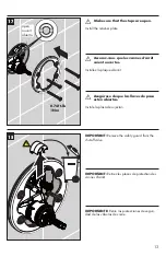 Preview for 13 page of Hans Grohe ShowerSelect 15744 1 Series Installation And User Instructions Manual